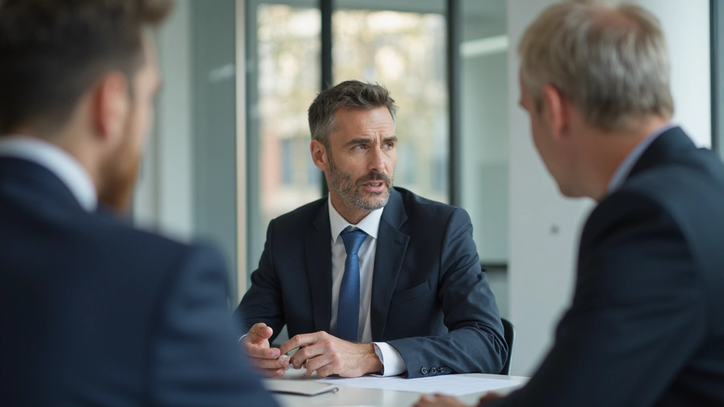 Профессиональное фото специалиста на встрече с коллегами